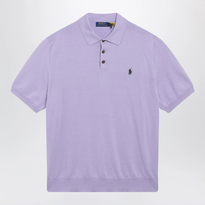 Polo Ralph Lauren - Lilac cotton polo shirt Brand Apparel &amp; Accessories > Clothing > Shirts &amp; Tops
