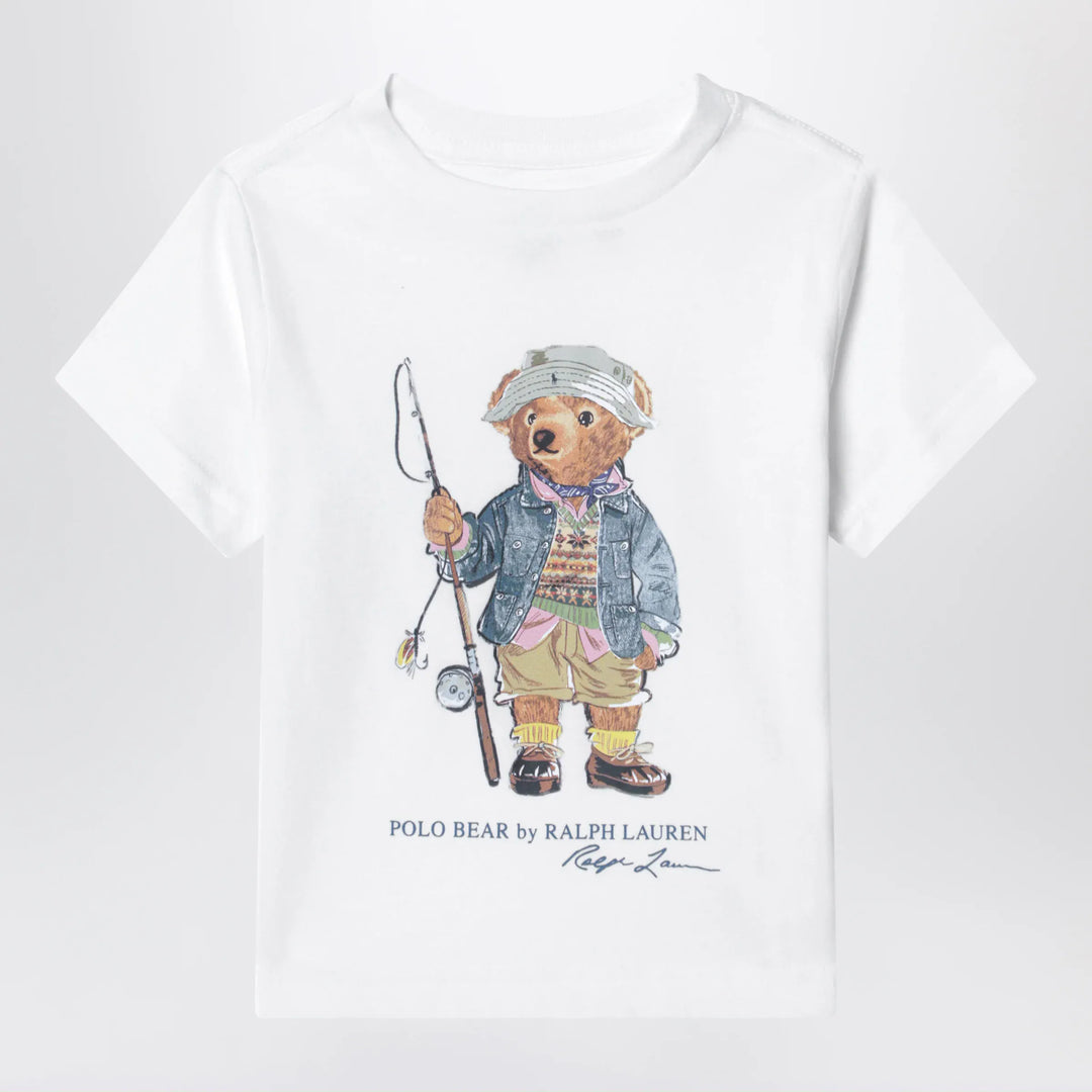 Polo Ralph Lauren - White cotton Polo Bear T-shirt Brand Apparel &amp; Accessories > Clothing > Shirts &amp; Tops 3