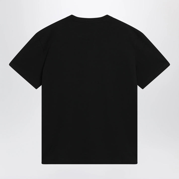 Valentino - Black cotton T-shirt with VGold Brand Apparel &amp; Accessories > Clothing > Shirts &amp; Tops