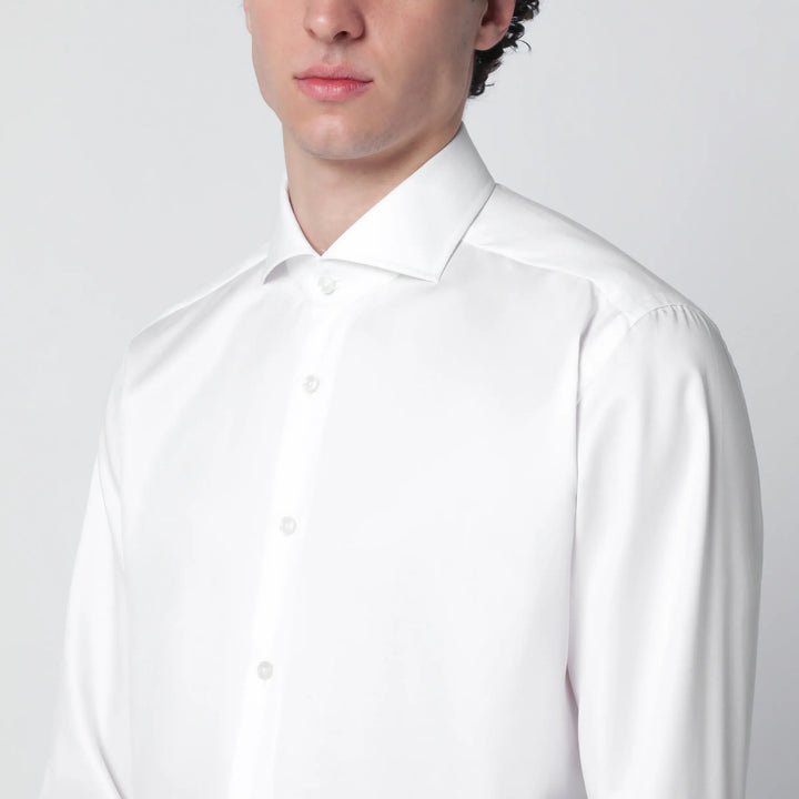 XACUS - White Travel cotton shirt Brand Apparel &amp; Accessories > Clothing > Shirts &amp; Tops