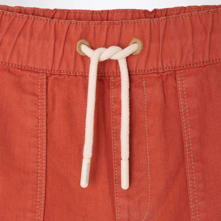 Bonpoint - Syl grenadine red bermuda shorts Brand Apparel &amp; Accessories > Clothing > Shorts
