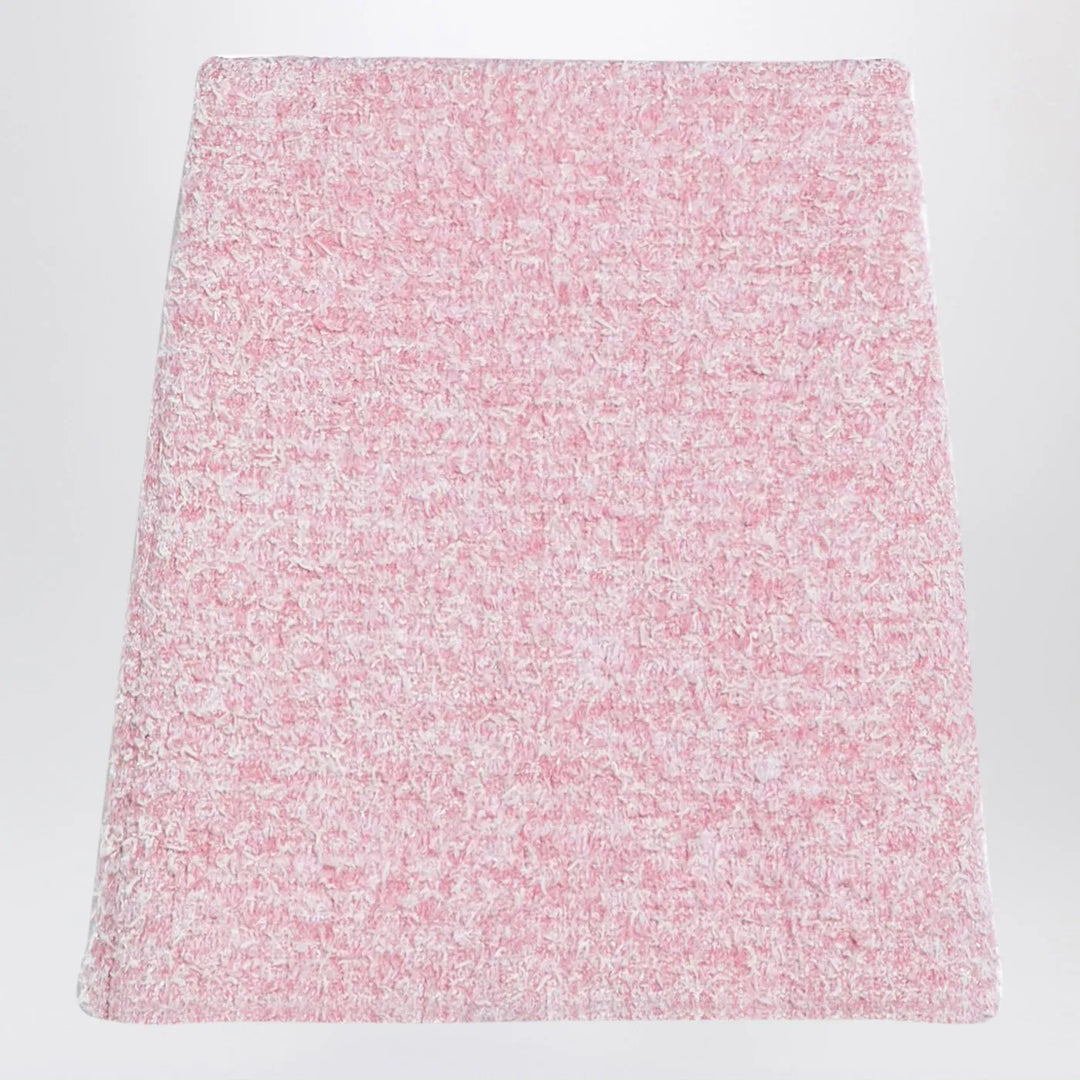 Balenciaga - Pink cotton blend tweed mini skirt Brand Apparel &amp; Accessories > Clothing > Skirts M