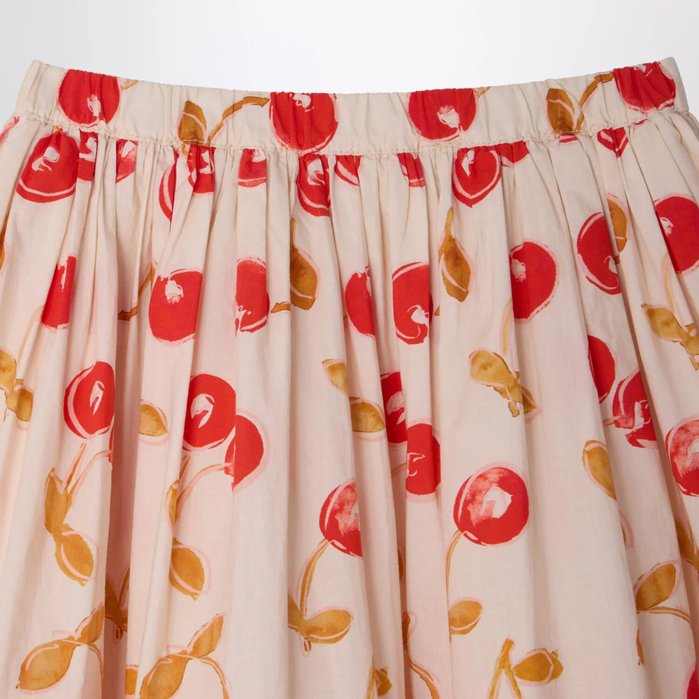 Bonpoint - Suzon écru skirt with cherry print Brand Apparel & Accessories > Clothing > Skirts 4