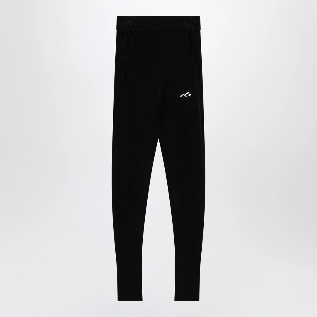 Balenciaga - Black Techwear viscose leggings Brand Apparel &amp; Accessories > Clothing > Underwear &amp; Socks > Hosiery