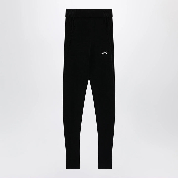 Balenciaga - Black Techwear viscose leggings Brand Apparel &amp; Accessories > Clothing > Underwear &amp; Socks > Hosiery