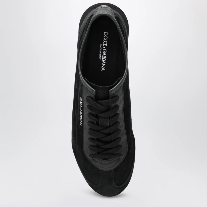 Dolce&amp;Gabbana - Black DG Sailing raffia trainers Brand Apparel &amp; Accessories