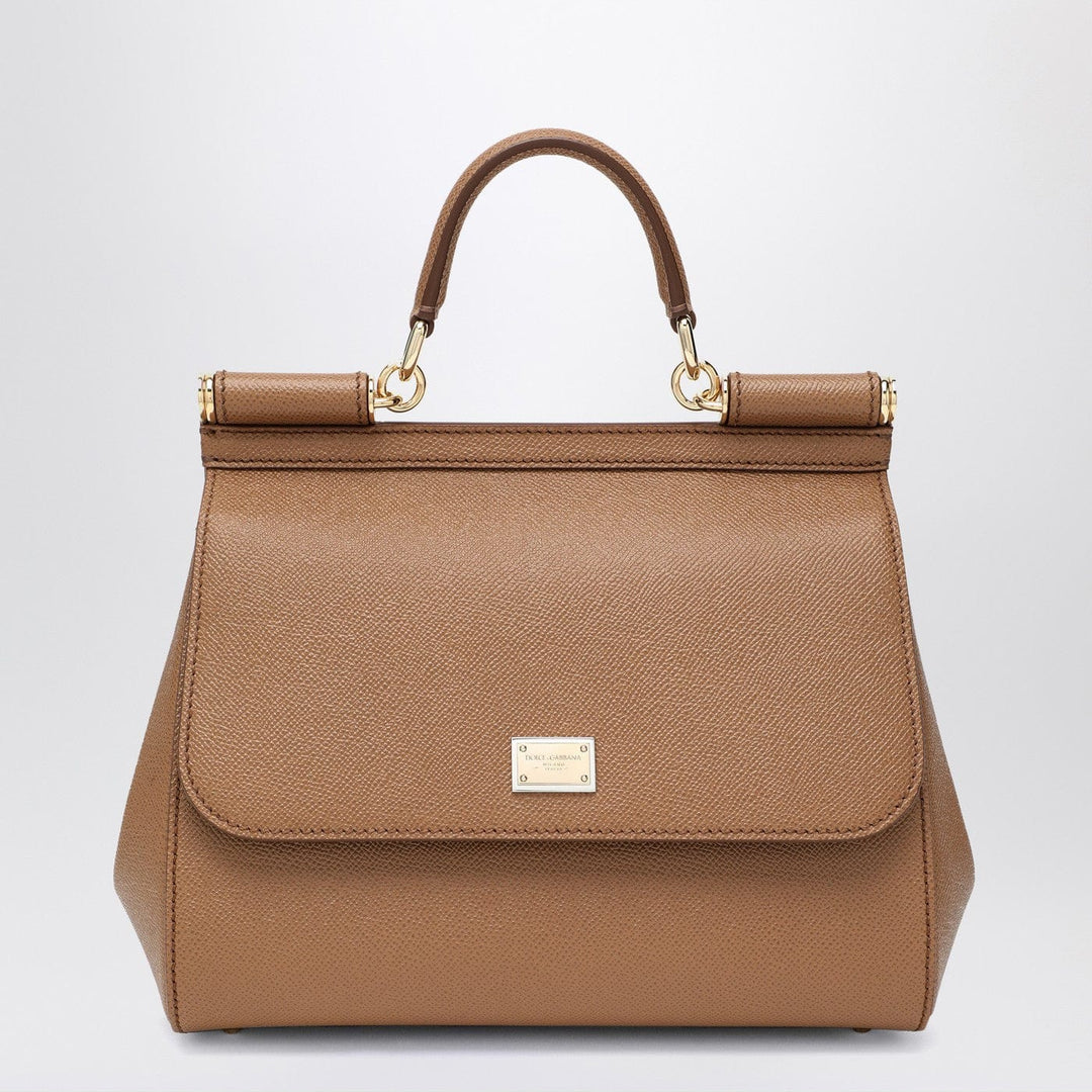 Apparel &amp; Accessories TU Dolce&amp;Gabbana - Large caramel Sicily Hand Bag Brand