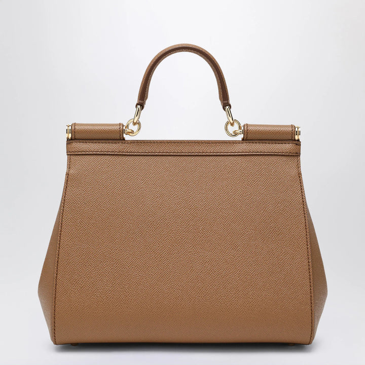 Dolce&amp;Gabbana - Large caramel Sicily Hand Bag Brand Apparel &amp; Accessories TU