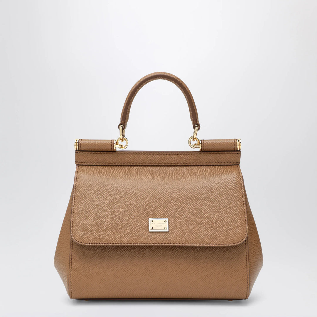 Dolce&amp;Gabbana - Medium caramel Sicily Hand Bag Brand Apparel &amp; Accessories U
