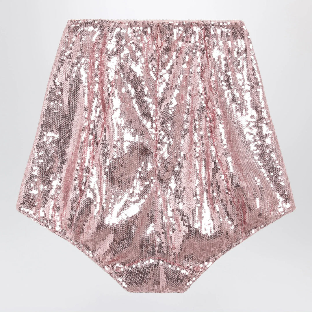 Dolce&amp;Gabbana - Pink micro-sequin culottes Brand Apparel &amp; Accessories 2
