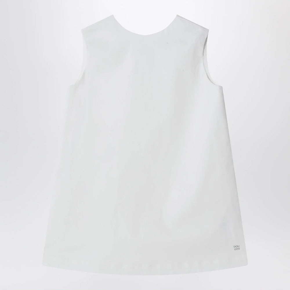 Douuod - Camomilla ivory dress with bow Brand Apparel & Accessories 4