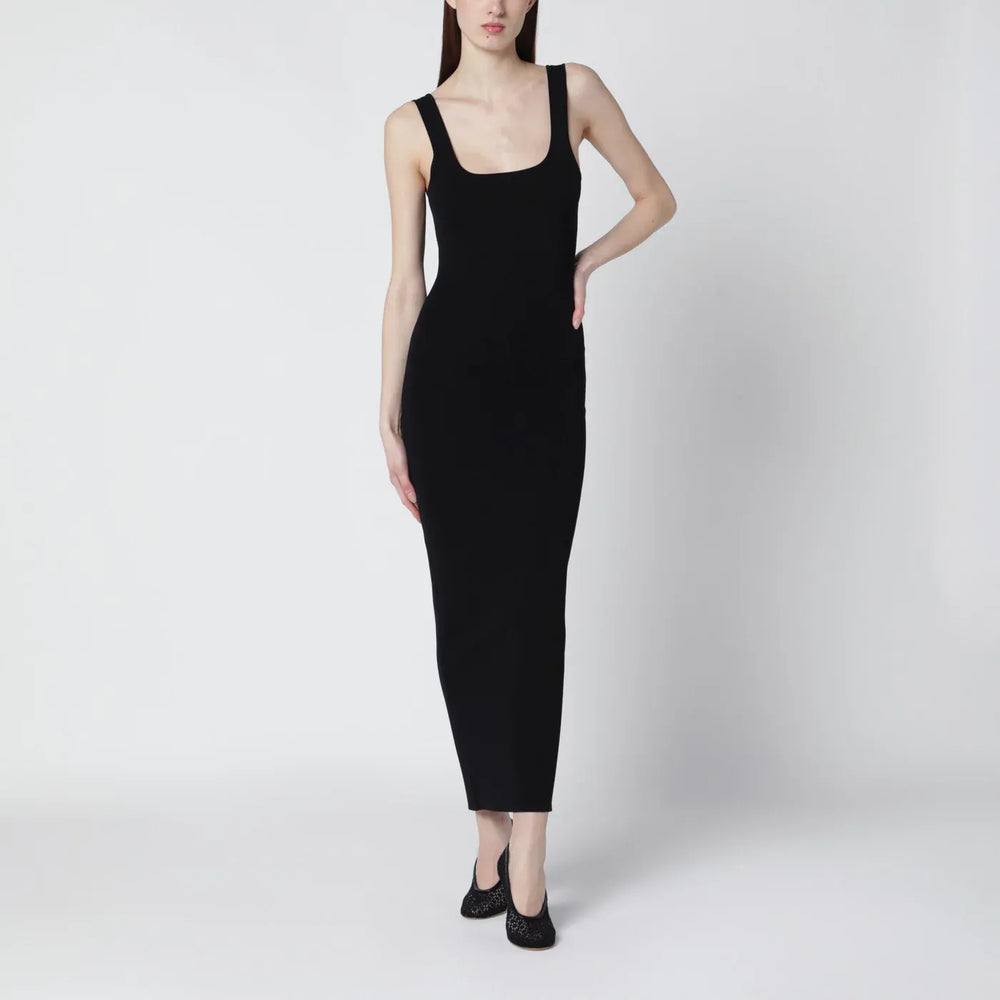 Entire Studios - Black fitted dress in viscose jersey Brand Apparel & Accessories XS