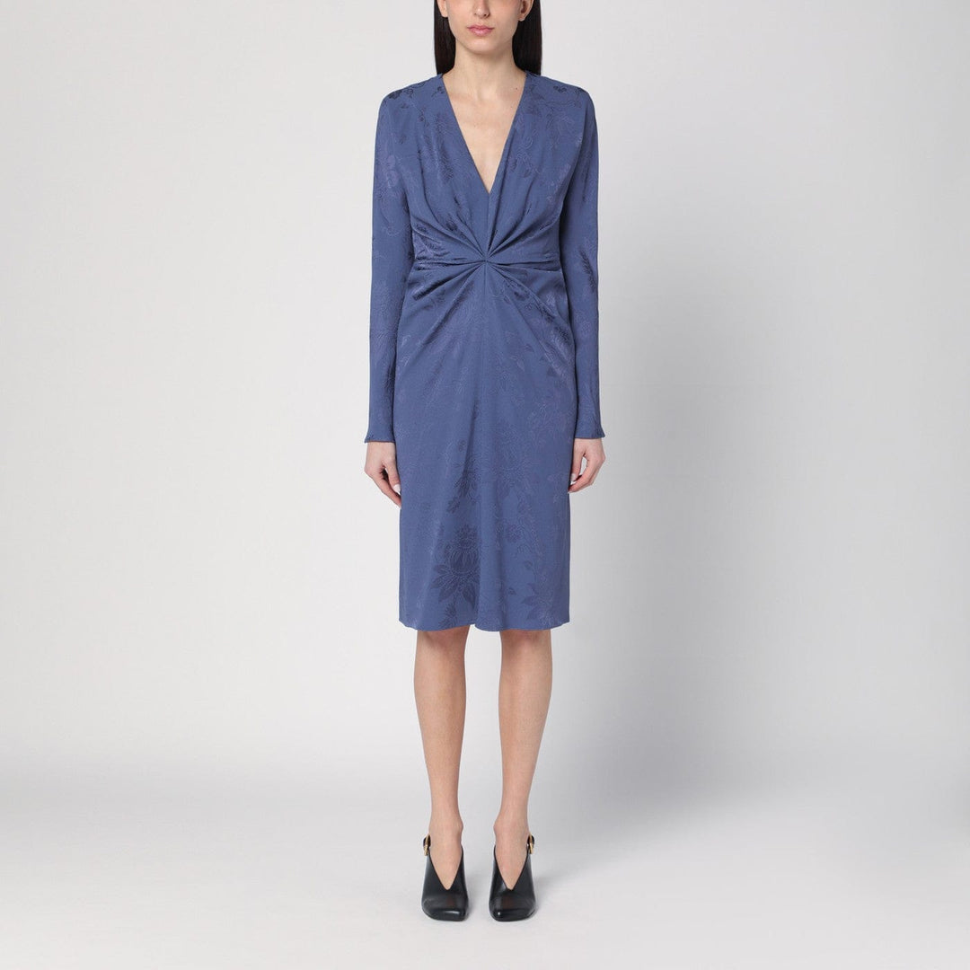 Apparel & Accessories ETRO - Jacquard-effect dress in cornflower blue Brand