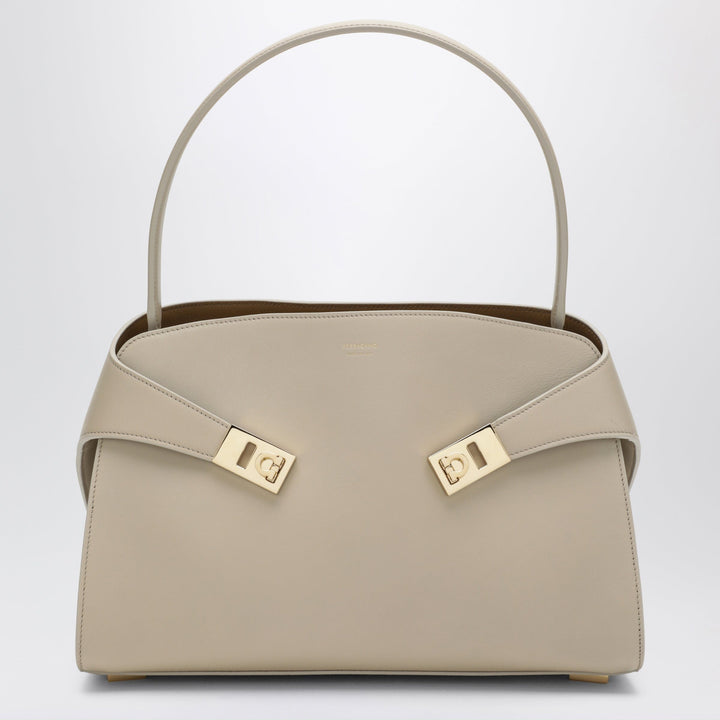 Apparel &amp; Accessories TU Ferragamo - Ivory Hug Soft M handbag in leather Brand