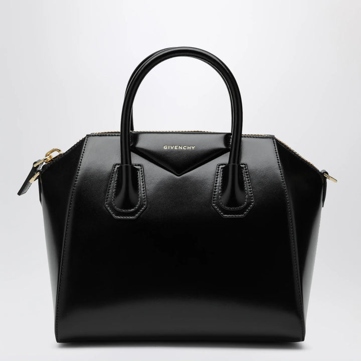 Givenchy - Small Black Antigona Bag In Leather Brand Apparel &amp; Accessories TU