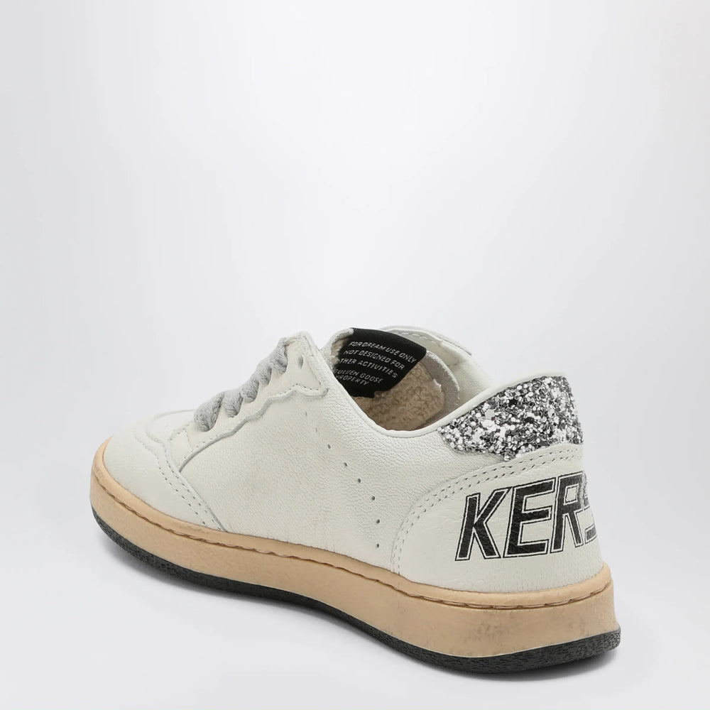 Golden Goose - Ball Star white/silver trainer Brand Apparel & Accessories