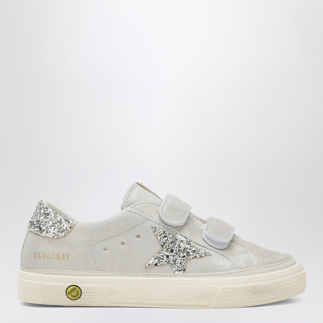 Apparel & Accessories Golden Goose - May School Taupe/Platinum trainers Brand