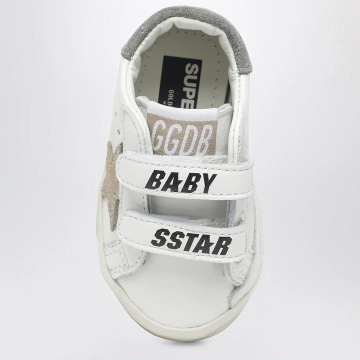 Golden Goose - White/beige Old School baby trainers with duck motif Brand Apparel &amp; Accessories