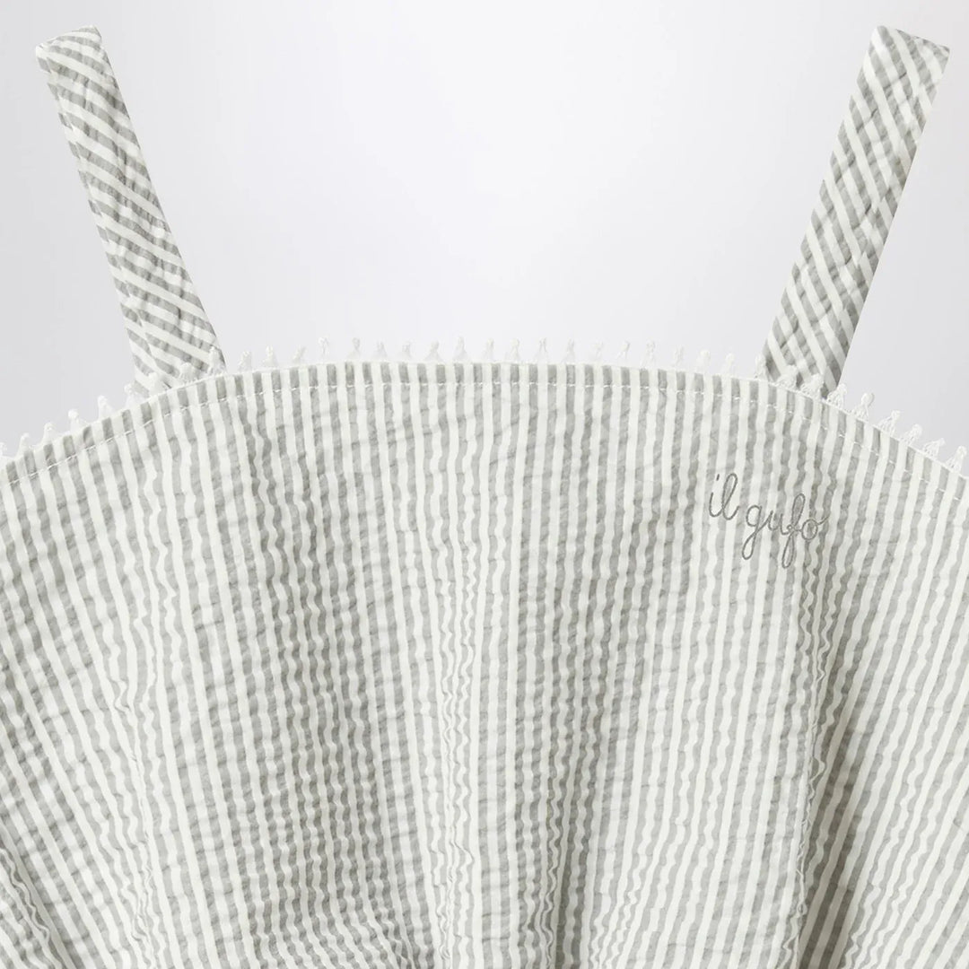 Il Gufo - Granite-coloured set in striped seersucker Brand Apparel &amp; Accessories 14