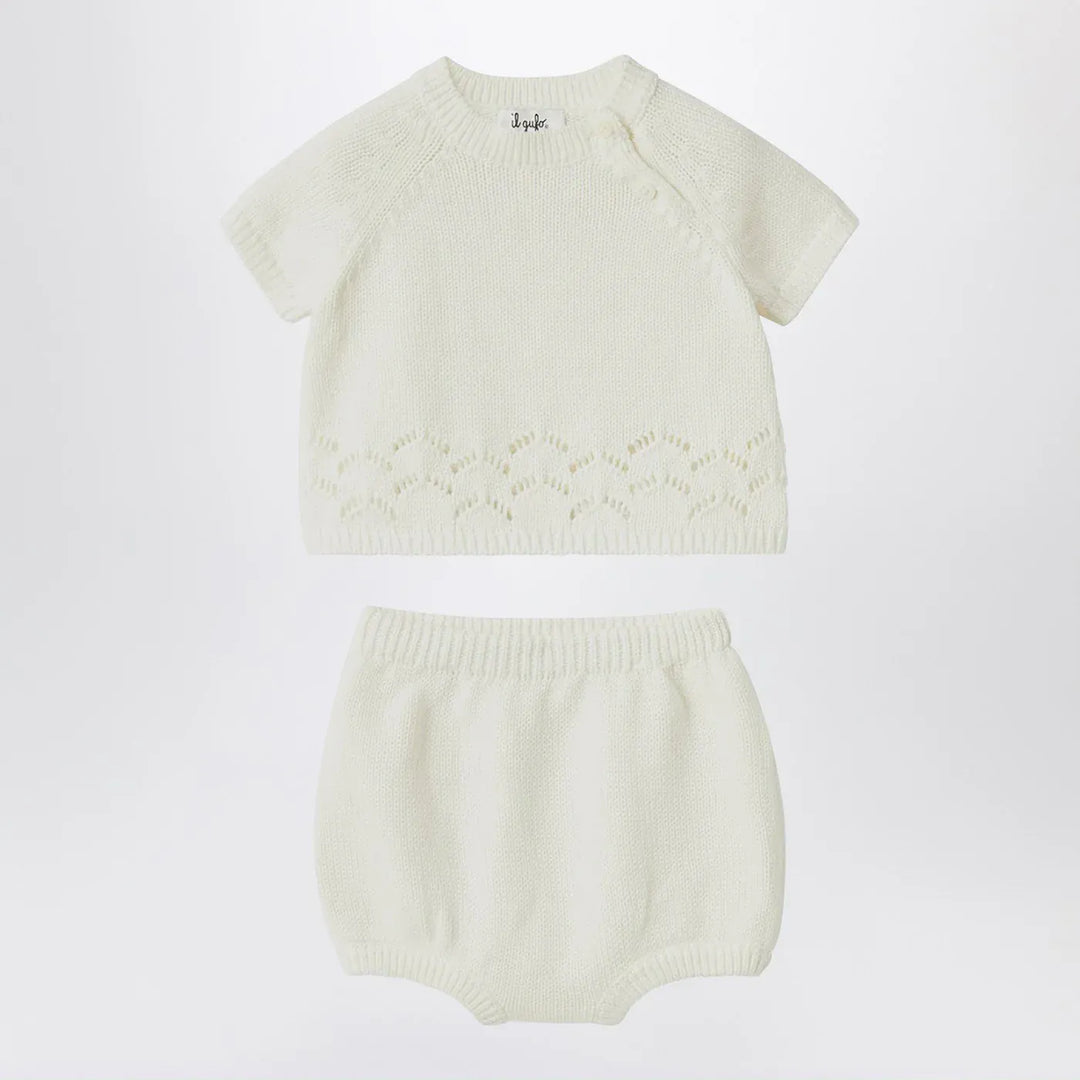 Il Gufo - White milk set in organic cotton Brand Apparel &amp; Accessories 9
