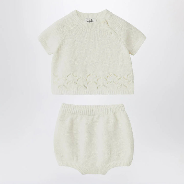 Il Gufo - White milk set in organic cotton Brand Apparel &amp; Accessories 9