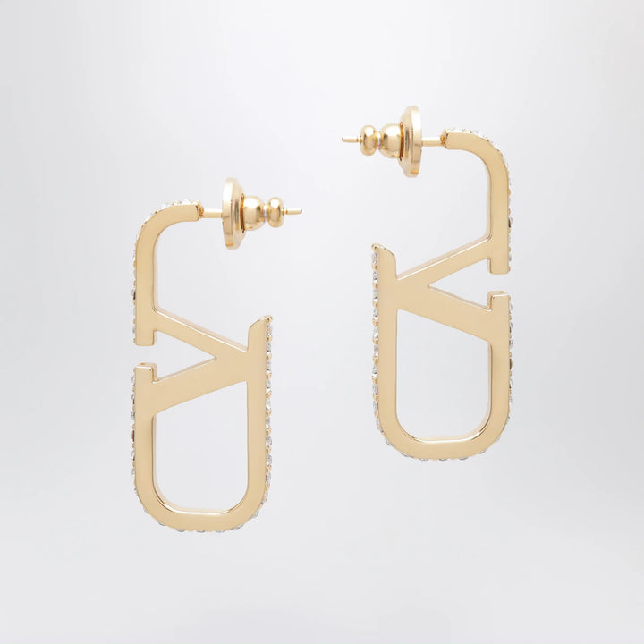 Valentino Garavani - Gold-tone VLogo Signature earrings with Swarovski crystals Brand Apparel &amp; Accessories > Jewelry U