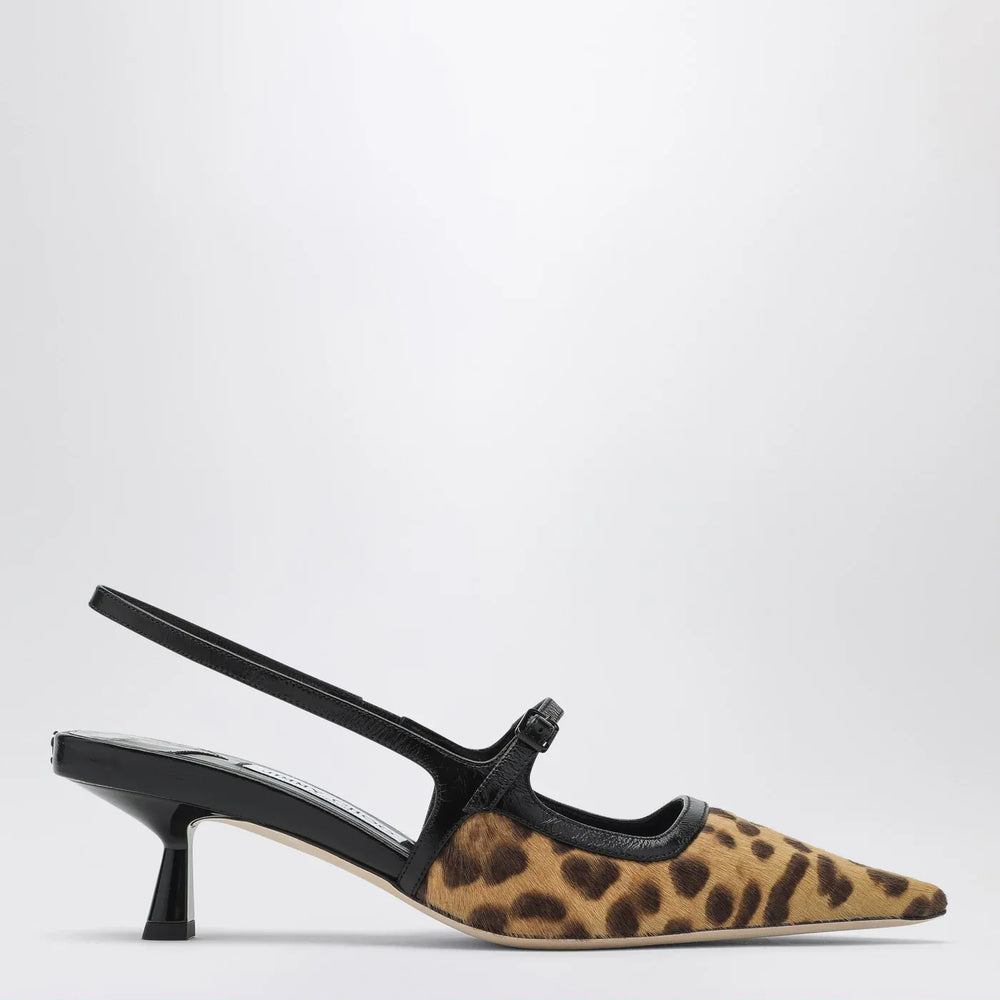 Jimmy Choo - Didi 45 slingback in leopard print pony skin Brand Apparel & Accessories 36 IT