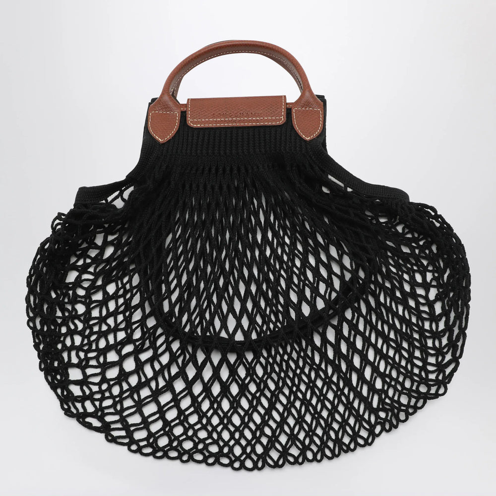 Longchamp - Black La Pliage Filet small Brand Apparel & Accessories U