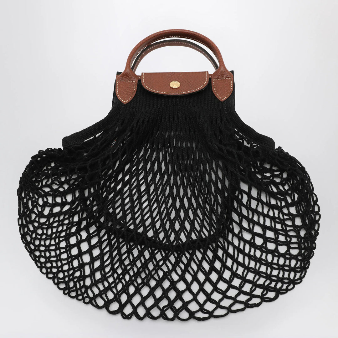 Longchamp - Black La Pliage Filet small Brand Apparel &amp; Accessories U