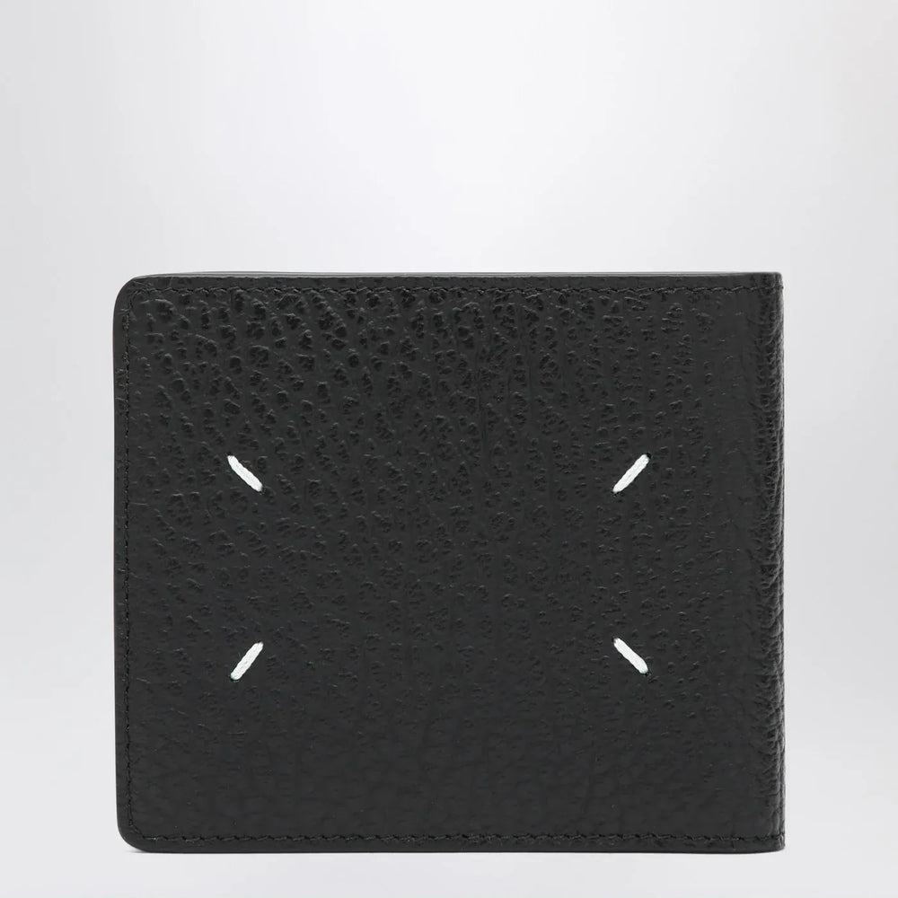 Maison Margiela - Black Four Stitches bi-fold wallet Brand Apparel & Accessories TU