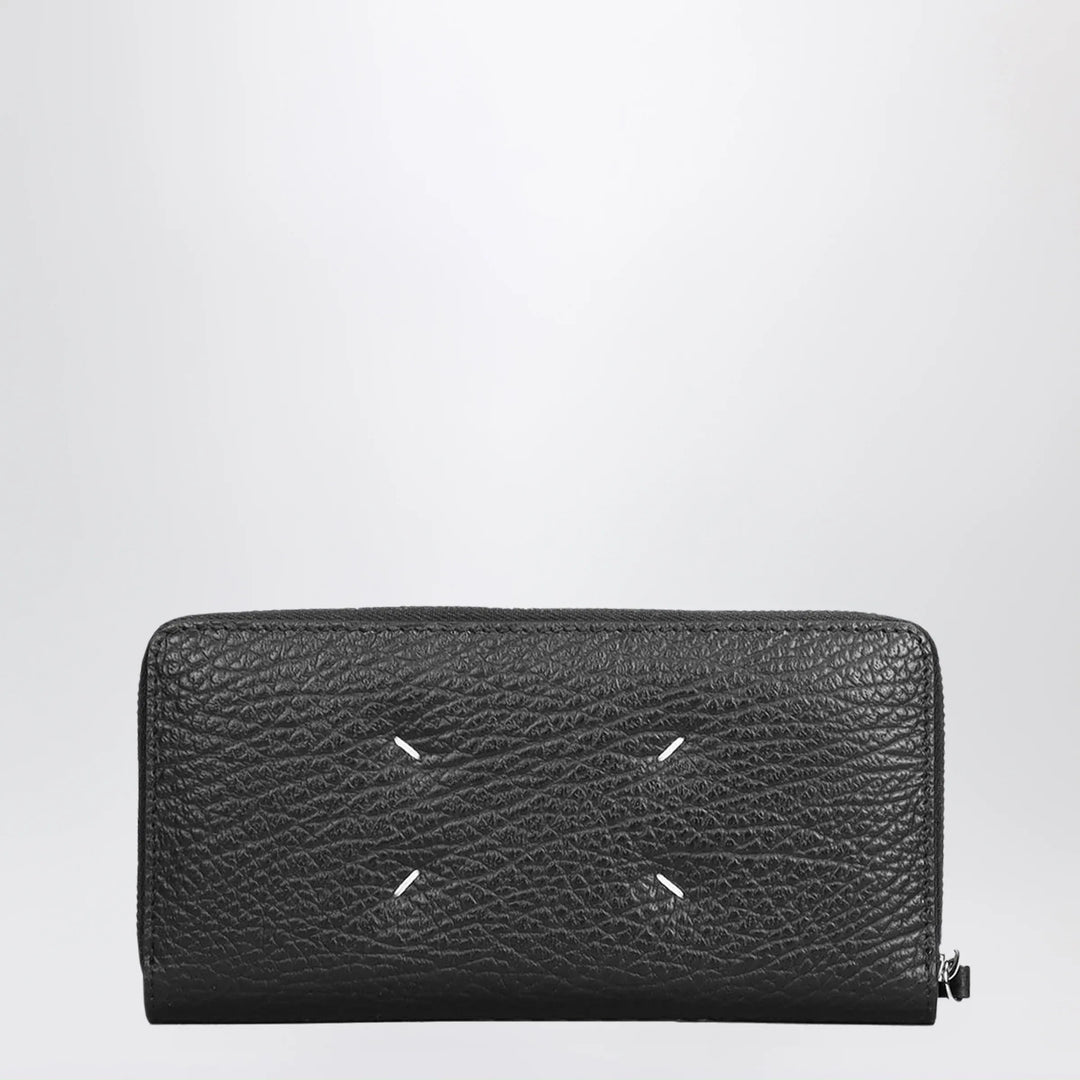 Maison Margiela - Four Stitches zip-around wallet black Brand Apparel &amp; Accessories TU