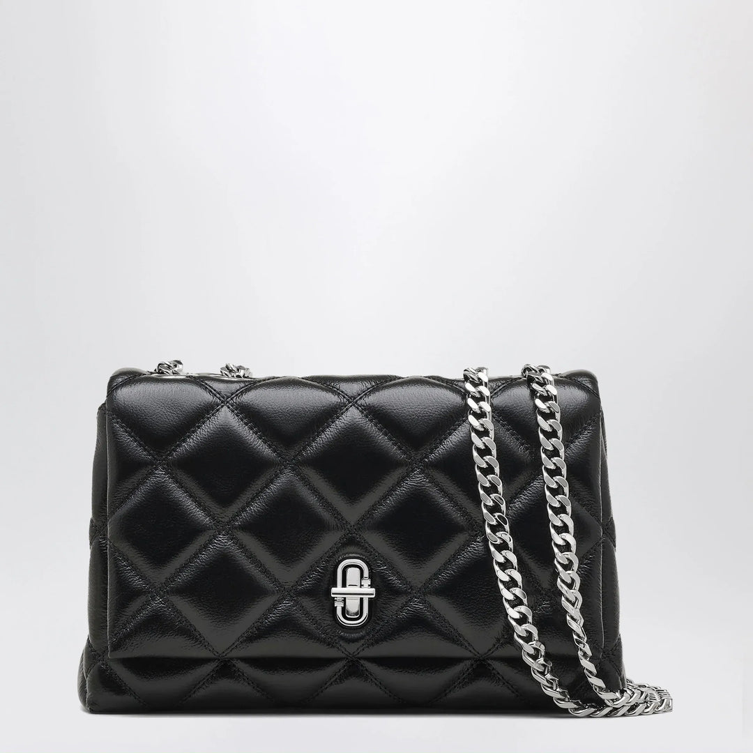 Marc Jacobs - The Slim quilted shoulder bag with black chain Brand Apparel & Accessories TU
