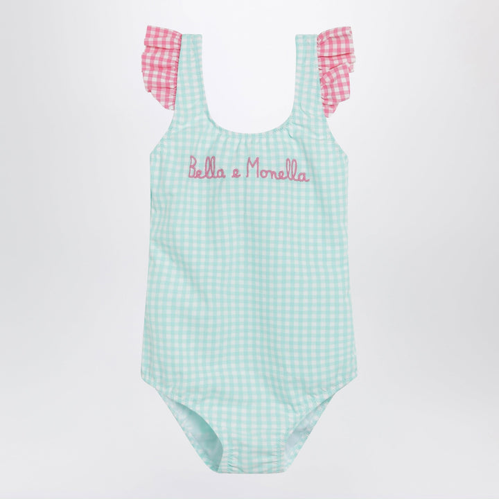 Apparel &amp; Accessories 8 MC2 Saint Barth - Bella e Monella swimsuit with Vichy pattern Brand