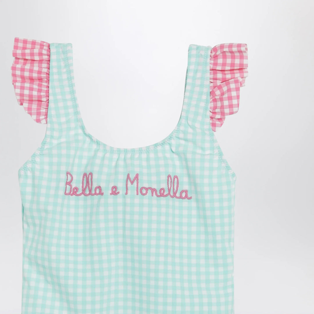 MC2 Saint Barth - Bella e Monella swimsuit with Vichy pattern Brand Apparel &amp; Accessories 8