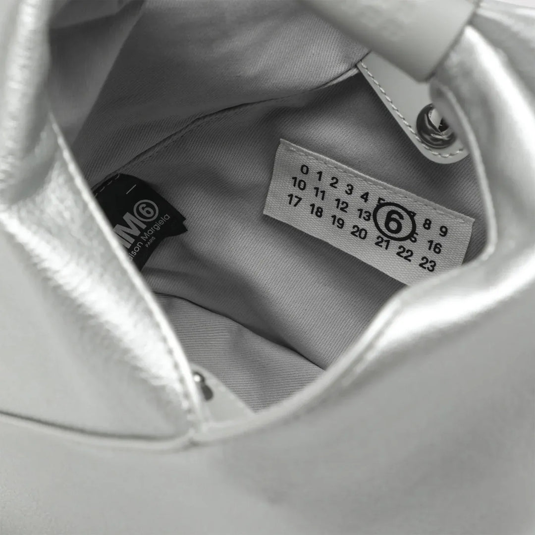 MM6 Maison Margiela - Japanese Crossbody Bag silver eco leather Brand Apparel &amp; Accessories TU