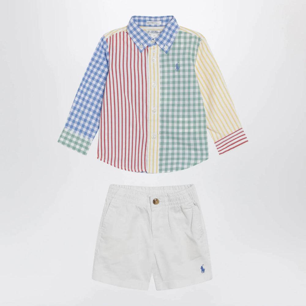 Polo Ralph Lauren - Color-block cotton two-piece set Brand Apparel & Accessories 12