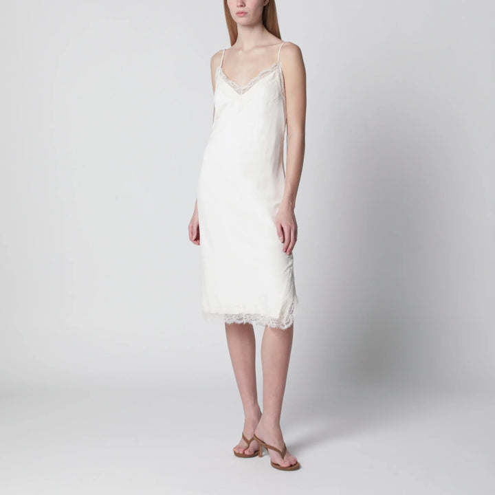 Róhe - White silk and lace slip dress Brand Apparel &amp; Accessories 34  FR