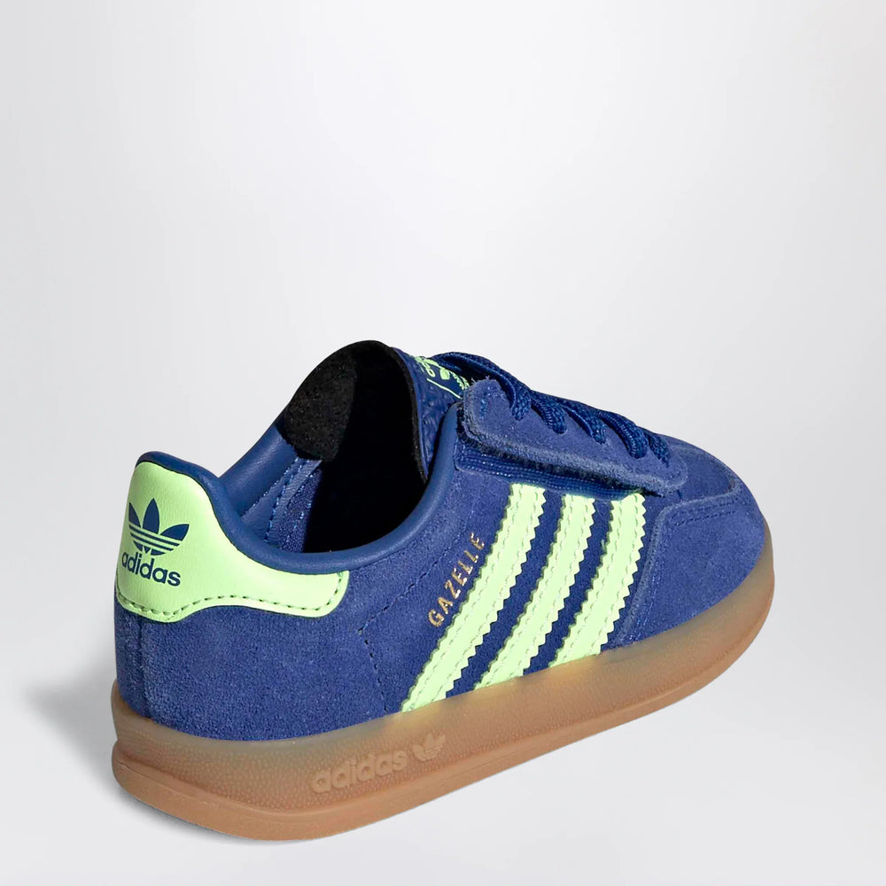 adidas Originals - Gazelle Indoor sneakers in Royal Blue / Green Spark / Gold Metallic Brand Apparel & Accessories > Shoes