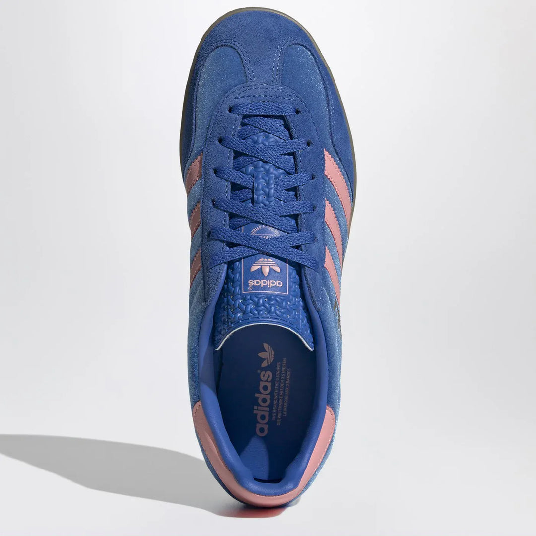 adidas Originals - Sneakers Gazelle Indoor Blue/Semi Pink Spark/Gum Brand Apparel &amp; Accessories > Shoes 5 UK