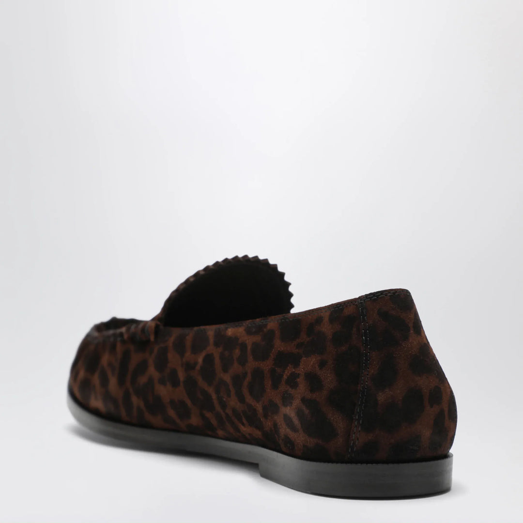 Aquazzura - Leopard-print suede loafers Brand Apparel &amp; Accessories > Shoes