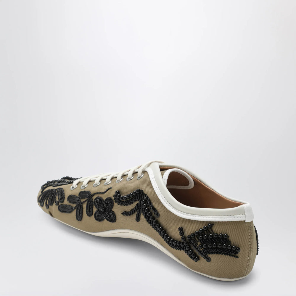 Dries Van Noten - Ballerina sneakers with embroidery Brand Apparel & Accessories > Shoes