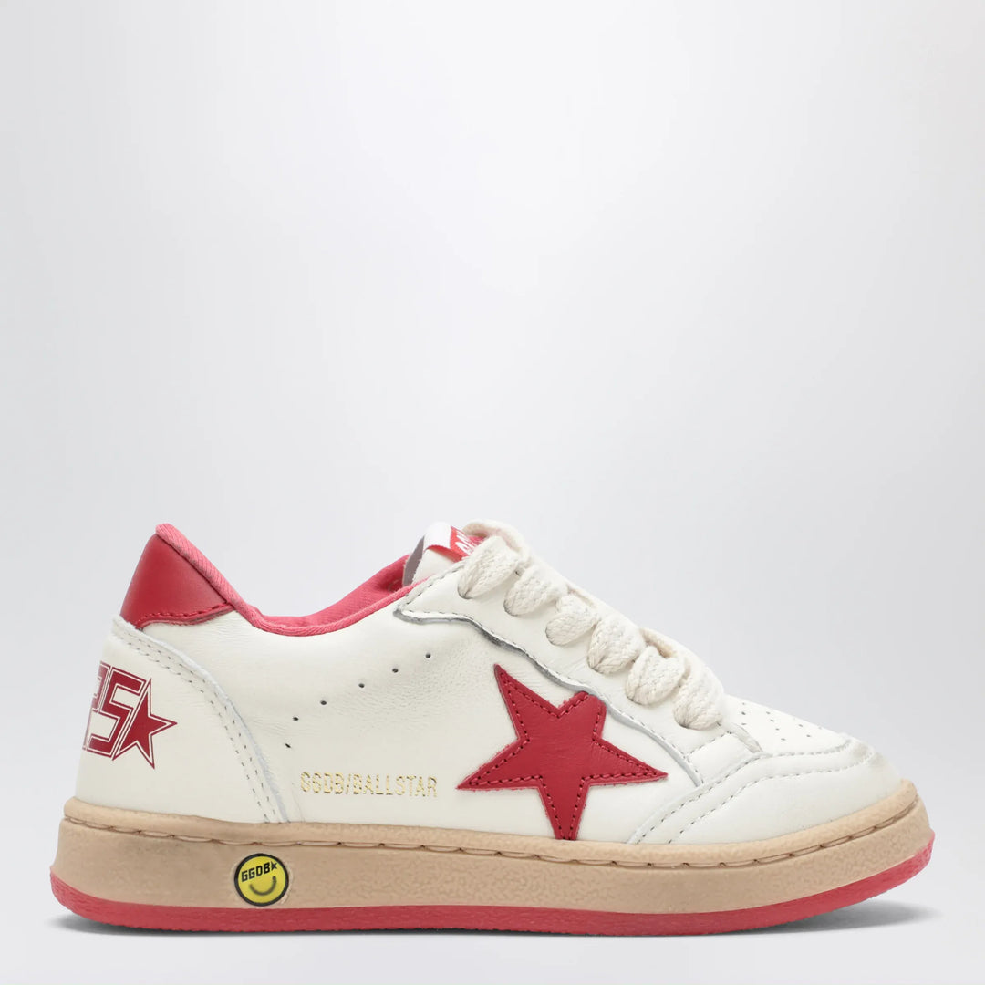 Golden Goose - Ball Star sneakers in white/red Brand Apparel &amp; Accessories > Shoes
