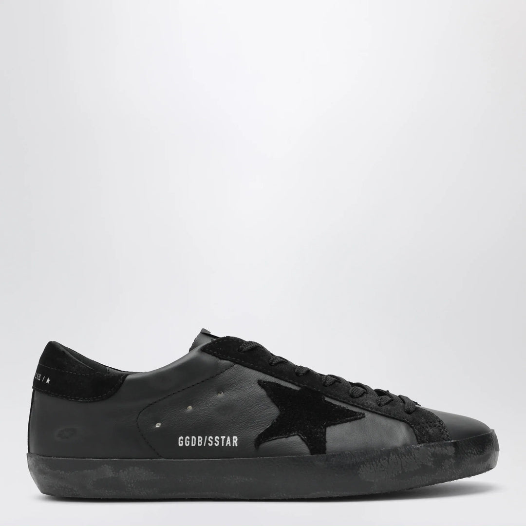 Golden Goose - Black Super-Star sneakers in leather and suede Brand Apparel &amp; Accessories > Shoes