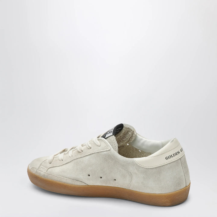 Golden Goose - Golden Goose Super-Star sneakers in pearl with glitter star Brand Apparel &amp; Accessories > Shoes
