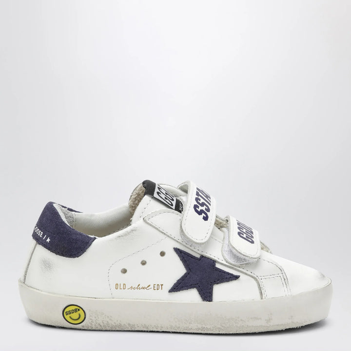 Golden Goose - Old School sneakers in white/blue leather Brand Apparel &amp; Accessories > Shoes