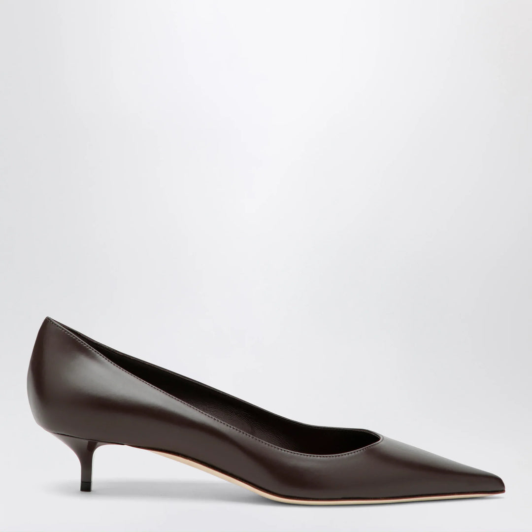 Jimmy Choo - Amelia 35 pumps in Chocolate leather Brand Apparel & Accessories > Shoes 36 IT
