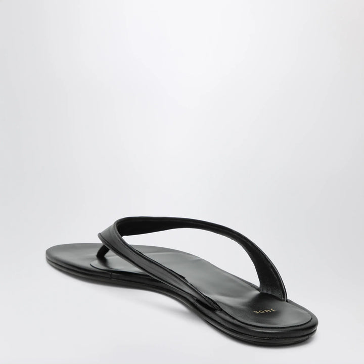 Jude - Black Leather Rue Sandal Brand Apparel &amp; Accessories > Shoes