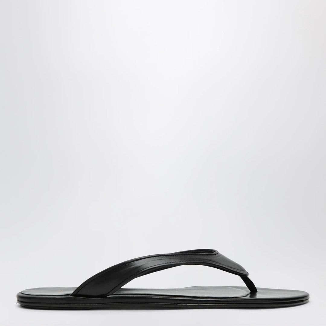 Jude - Black Leather Rue Sandal Brand Apparel &amp; Accessories > Shoes