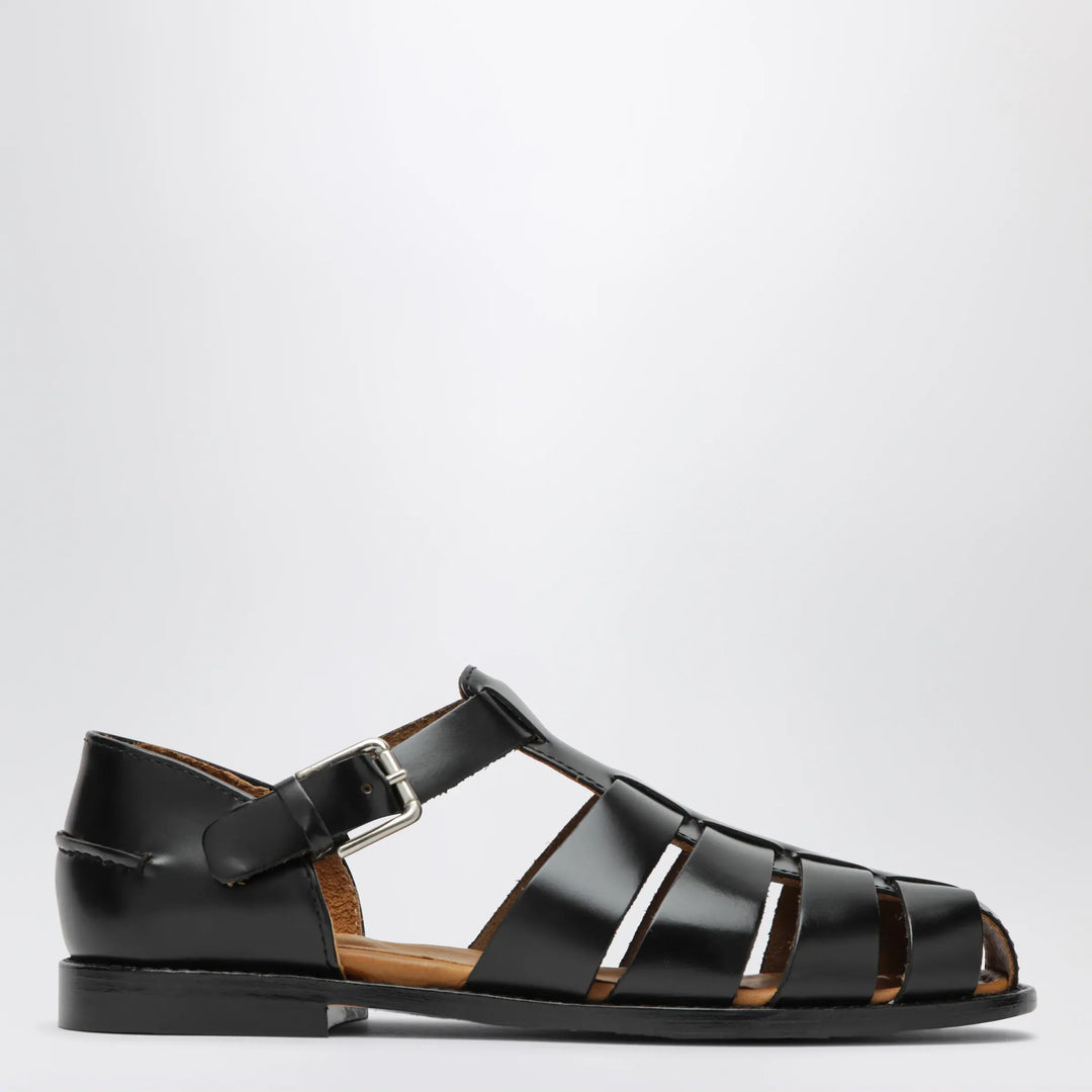 Sebago - Gurkha Tale black leather sandals Brand Apparel &amp; Accessories > Shoes 8 US