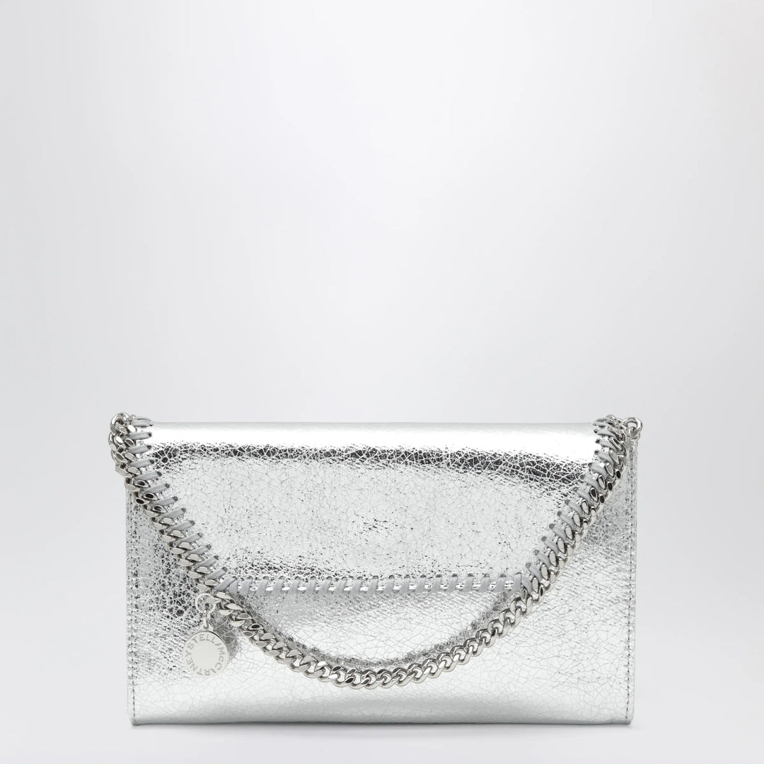 Stella McCartney - Falabella metallic silver crossbody wallet bag Brand Apparel &amp; Accessories TU